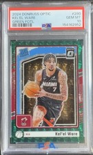 2024-25 Panini Optic Basketball Kel'el Ware Green FOTL /14 SSP PSA 10 Rated RC picture