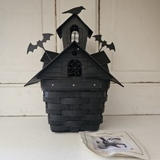 Longaberger 2012 Haunted House Basket &  Metal Roof Topper  picture