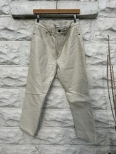 Agolde Pants Women’s 28 Ivory Leather Strait Leg picture