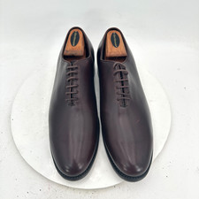 Thursday Everyday Men Size 9 Brown Leather Whole Cut Oxford Dress Shoes picture