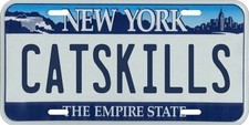 Catskills Mountains New York Metal License Plate picture
