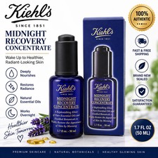 Kiehl’s Midnight Recovery Concentrate 1.7 oz 50ml Facial Oil Serum New picture