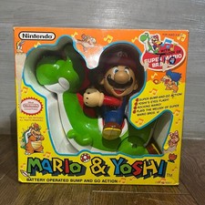 Nintendo Super Mario World Mario & Yoshi Battery Operated Toy Nikko 1993 (Works) picture