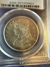 1832 Capped Bust Half Dollar, Small Letters — PCGS AU 50 Stunning Coin🍒🍒🍒🌈🌈 picture
