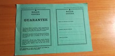 Rolex Oyster Guarantee english about `50-60 picture