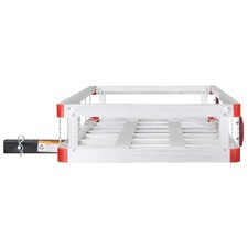 Uimoso Hitch Mount Cargo Carrier 49.4x22.4x7.1 in 500lb Aluminum for 2