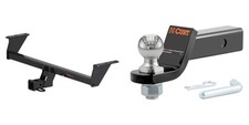 CURT Trailer Hitch Tow Kit 2in Receiver, 2in Ball Mount, Pin & Clip - 13377 picture