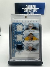 2012-13Upper Deck Rask / Chara / Thomas Tundra Trios Tripple Patch Hockey Bruins picture