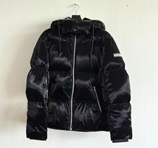 Mackage KENT-GLO High-Gloss Hooded Down Jacket, Men’s Size 36 picture