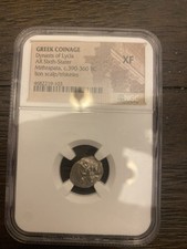 GREEK COINAGE Dynasts of Lycia AR Sixth-Stater Mithrapata, c.390-360 BC NGC XF 1 picture