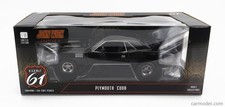 Highway 61 1/18 1971 Plymouth Barracuda Black John Wick Chaper 4 HWY-18045 picture