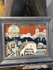 Mauro Stampatori Important Canadian Oil Framed Canvas Signed Italy Listed Art picture