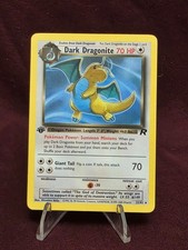 VINTAGE Pokemon TCG 1st Edition Dark Dragonite 22/82 Team Rocket Regular picture