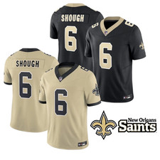 NEW Saints Men's #6 Tyler Shough Player Jersey For Fan Gift All Size S-5XL picture