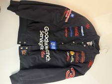 Vintage Chase Jeff Hamilton Dale Earnhardt NASCAR Good Wrench Black Jacket XL picture