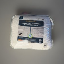 Biddeford Quilted Sherpa Reversible King Heated Electric Mattress Pad Topper picture