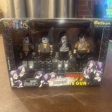 Vintage NIB 2002 KISS Love Gun MiniMates Art Asylum Rare Box Set Rock Toys picture