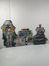 Vintage 1981 MOTU He Man Castle Grayskull Robot Console & Rack Cardboard Cutouts picture