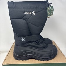 Kamik Greenbay 4 Men's Size 8 Wide Black Waterproof Winter Snow Boots -40 Rated picture