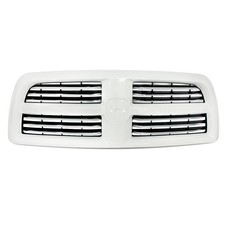 Bright White Grille Chrome Trim Black Base For RAM 2500 3500 2013-2018 Big Horn picture