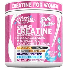 Women’s creatine by Clean Ultra + BCAAs, Collagen, MYO-Inositol, L-Glutamine picture
