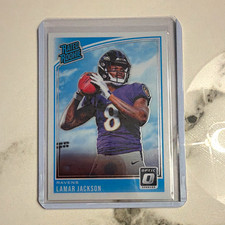 Panini 2018 Donruss Optic Rated Rookie Lamar Jackson #167 Baltimore Ravens picture