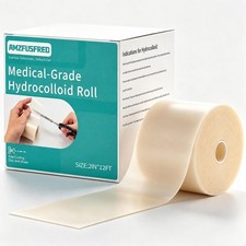 Hydrocolloid Roll for Wound Care Skin-Friendly Self 2in*12ft, Transparentff2 picture
