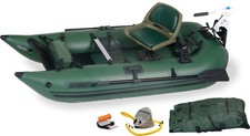 Sea Eagle 285 FPB Watersnake Motor Pkg Inflatable 9 Ft Frameless Pontoon Boat  picture