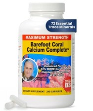 Barefoot Coral Calcium Complete - Bob Barefoot 240 Count - 1500mg Coral Calcium picture