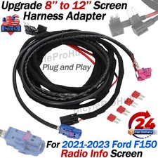 For 2021-23 Ford F-150 Radio Info Screen HARNESS ADAPTER 8” to 12” ML3Z-14D202-B picture