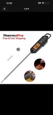 TempPro TP01HW Instant Read Digital LCD Meat Thermometer Cooking For Oven Grill picture