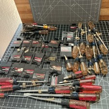 27 Pc Sears Craftsman USA Phillips Flat Head Screwdriver Lot Vintage NOS picture