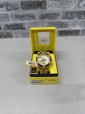 Invicta Bolt Men 52mm 25515 Chronograph gold/sunray  Dial Gold Tone NIB picture