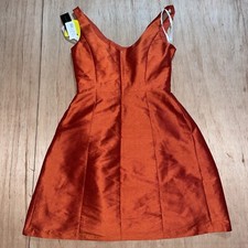 Alfred Sung D562 Scoop Neck Short Bridesmaid Dress by Dessy Size 12 picture