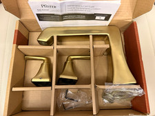 Pfister Park Avenue Deck-Mount Roman Tub Filler 2 Lever Handles Brushed Gold picture