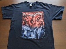 Vintage WWF Insurrextion T-Shirt 2002 XL Stone Cold Undertaker Triple H UK Tour picture
