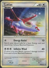Latias (Cosmos Holo) HGSS10 Pokemon TCG HGSS Black Star Promos DMG picture