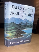 Tales of the South Pacific James A Michener 1947 Macmillan Hardcover DJ ~ FINE picture