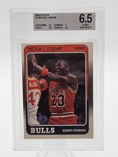 1988-89 Fleer - Michael Jordan #17 Chicago Bulls HOF The GOAT BGS 6.5 picture