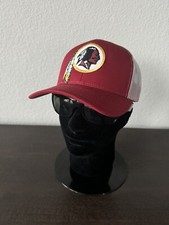 Retro Throwback Old Washington Redskins Embroidered Logo Trucker Hat Cap NEW 🏈 picture