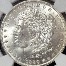 1888-O Morgan Silver Dollar NGC MS63 New Orleans Mint Certified $1 Coin picture