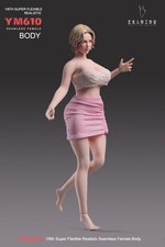 YM610 1/6 Female Large Bust Flexible Plump Body W/Anus Hole For 12