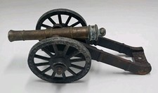 Vintage Penncraft Mt Penn PA Miniature Cannon Cast Iron Brass Civil War 641 picture