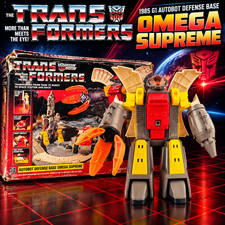 G1 1985 OMEGA SUPREME BOXED • 100% COMPLETE • VINTAGE G1 TRANSFORMERS picture