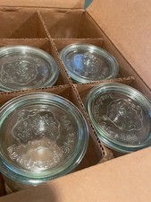 WECK 745 1L Tulip Jar w/ Lid, Seal & Clips Boxed picture
