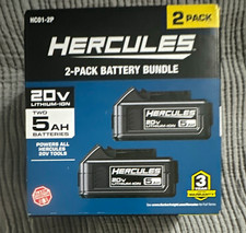 HERCULES 20V 5Ah Lithium-Ion Power Tool Battery 2-Pack HC01-2P Blue picture