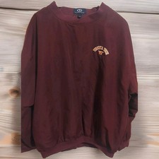 Virgina Tech Hokies Mens Pullover Extra Large  Logo Performance Maroon Vantage picture