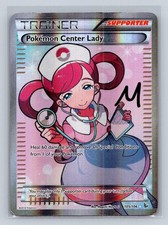 Pokemon Center Lady 105/106 Ultra Rare Flashfire Pokemon Holo Near Mint picture