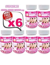 6X Supreme Gluta White 150000mg. Glutathione Skin Whitening 30 Softgel 6pieces picture