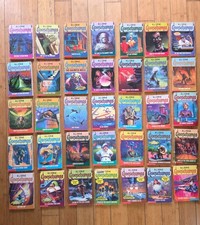 Huge Goosebumps Lot: 35 Vintage Books ALL First Editions, 6 True First Printings picture